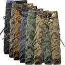 Men's Multi-pocket Cargo Pants Washed