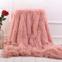 Super Soft Coral Fleece Blanket Warm Cozy Bedding