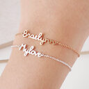 Personalized DIY Name Bracelet Stainless Steel