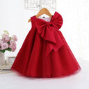 Girls Dress Big Bow Girl Korean Style Baby