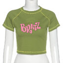 Female T-shirt Y2k Vintage Street Goth Haraj
