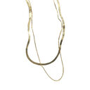 Double Layer Snake Bone Sterling Silver Hip-hop Personality