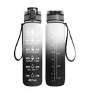 Transparent Flask Water Bottle 1000ml Bottled Kawaii Bpa