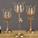 Wrought Iron Candle Holder Home Decoration