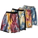 Summer New Tie-Dye Shorts Men S Drawstring Loose
