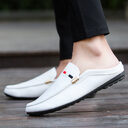 Youth Casual Loafers Shoes Boat White Lazy Mens