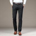Casual Men's Trousers Striped Suit