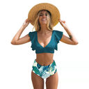 Sexy Swimsuit Printed Split Bikini Women Swimwear