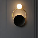 Post-modern Ring Wall Lamp Hotel Restaurant Innovative