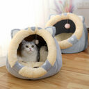 Cat House Villa Enclosed Supplies Bed