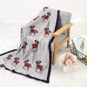 Baby Blankets Soft Stroller Sleeping Covers Kids Swaddle