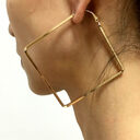 Earrings Women's Geometric Diamond