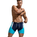 Color Matching Men's Five-point Swimming Trunks Seaside Beach