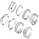 Feet Rings Foot Personality Charm Rose Simple Women's