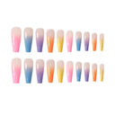 Flat Head Nail Fake Patch Wear Manicure Finished