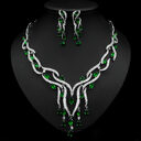 New Crystal Jewelry Zircon Set Tassel Pendant