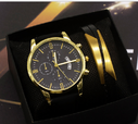 Men's Watch Set Quartz Fashion Calendar New Business
