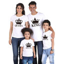 Crown King Family Wear Summer New Short-Sleeved T-Shirt