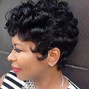 European And American Short Curly Hair Wig Chemical