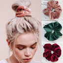 Flannel Hair Tie Rope Velvet Fashion Ponytail Accessories
