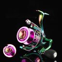 Colorful Spinning Wheel Shopee Fishing Reel Honeycomb Hole