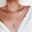 Necklace Female Twist Chain