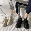 Korean Fashion Breathable Platform Sneakers