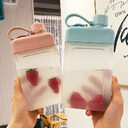Portable Pocket Water Bottle Creative Flat Sports Simple