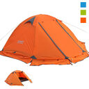 Camping Tent Double Aluminum Pole Anti-storm Travel