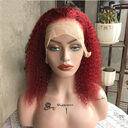 Frontal Lace Wig Human Hair Kinky Curly