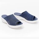 Casual Flying Woven Upper Polyurethane Platform Sandals