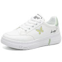 Little White Shoes Female Students Flat