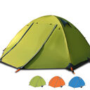Triple Double Door Aluminum Pole Camping Tent
