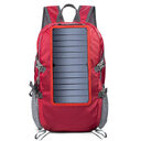 Solar Backpack Foldable Hiking Daypack With 5V Power