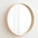Solid Wood Bathroom Log Wall Hanging Bedroom Mirror