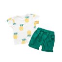 Summer Short-sleeved Suit Kids T-shirt Clothes Shorts Two-piece
