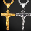 Easter Jesus Cross Necklace Popular Clavicle Chain
