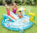 Inflatable Ocean Ball Pool Slide Children's Fountain Family
