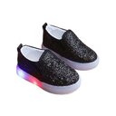 Kids Led Sneakers Lighted Baby Toddler Sequin Girl