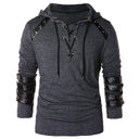 Hooded Long Sleeve T-Shirt Fashion