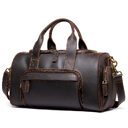 New Leather Handmade Retro Men's Hand Luggage Bag
