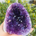 Natural Ametista Amethyst Geode Quartz Cluster Crystal Specimen