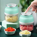 Portable Electric Mini Garlic Cutter Masher Vegetable Fruit