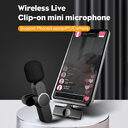 NEW EP033 Wireless Lavalier Microphone Lapel Clip Mic
