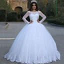 Source White Vintage Lace Applique Wedding Dress