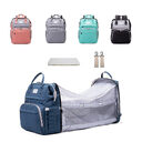 Multifunctional Maternity Diaper Backpack Upgraded With Removable Mosquito