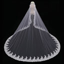 Bride Wedding Master Veil Long Tail