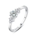 S925 Silver Ring Female Japanese And Korean Simple