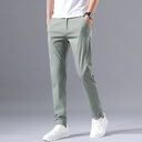 Summer Pants Men's Thin Casual Ice Silk