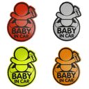 Car Reflective Stickers Baby In Warning